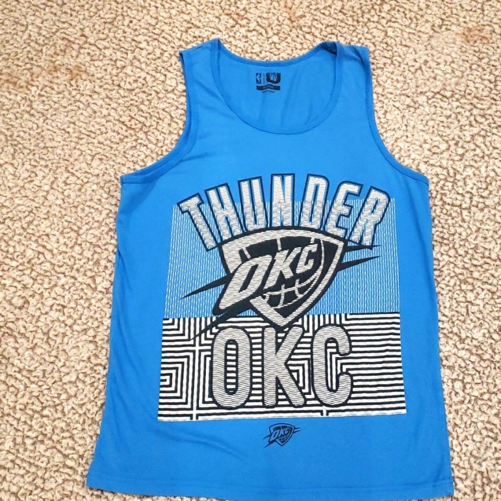 Thunder OKC Tank Top Blue Men's Size Medium